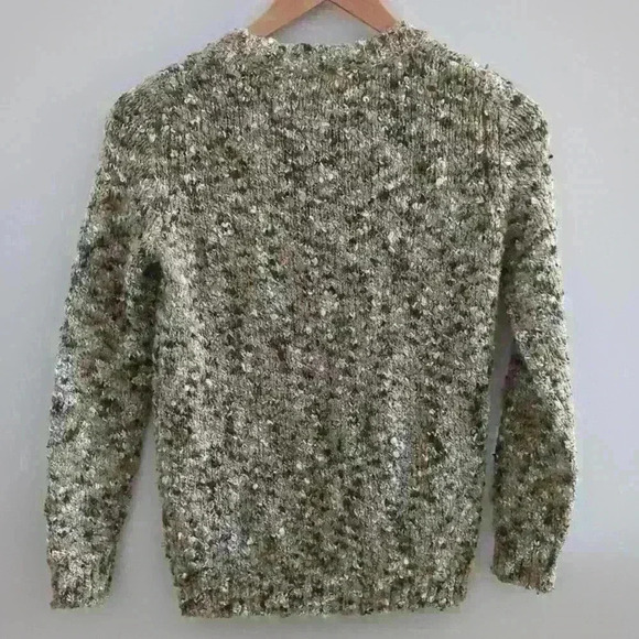 🌴2/$25🌴LAURA PETITES | Women's Multicolor Wool Blend Crewneck Knitted Sweater - Picture 4 of 5